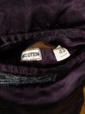 26/0945 genuine 1960s vintage burgundy red shawl lapel dinner / smoking jacket w/ braid trims 39-40 short to regular