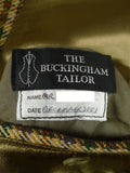 26/0960 immaculate 2001 savile row bespoke extra-heavyweight gun check tweed sports jacket 46 long