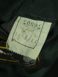 26/0961 wonderful genuine vintage extra-heavyweight dark green houndstooth check harris tweed sports jacket 41 short to regular