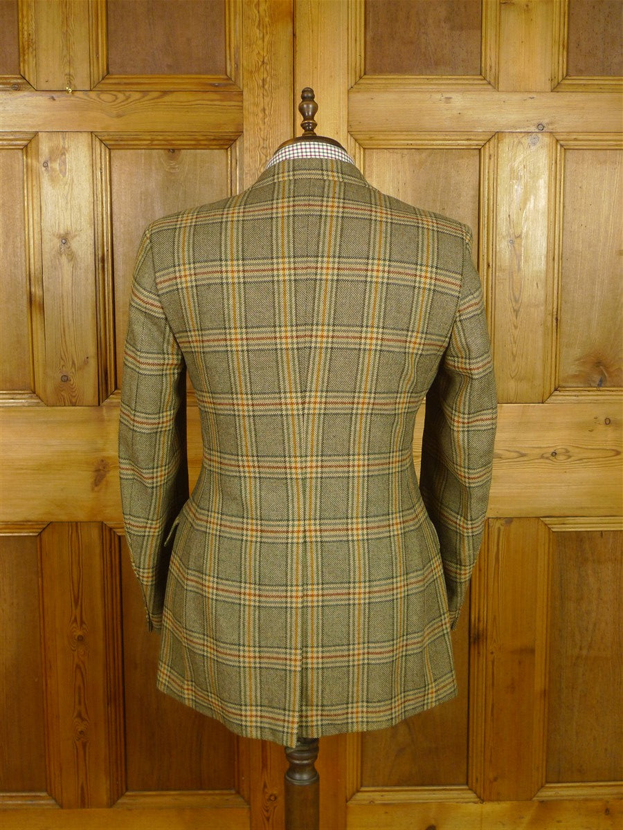 26/0962 immaculate vintage john g hardy bold check tweed sports jacket 41-42 long