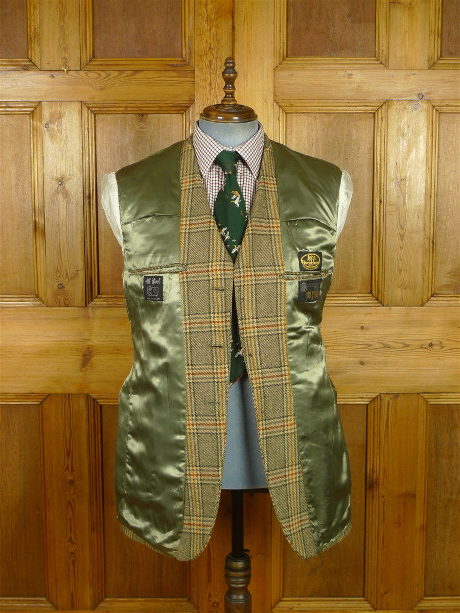 26/0962 immaculate vintage john g hardy bold check tweed sports jacket 41-42 long