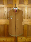 26/0959 exceptional immaculate vintage invertere heavyweight wp check heavyweight twill field coat w/ ghillie collar & back strap 44 regular
