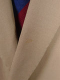 26/0955 vintage 1990 henry poole savile row bespoke beige worsted travel suit 42-43 regular