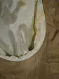 26/0955 vintage 1990 henry poole savile row bespoke beige worsted travel suit 42-43 regular