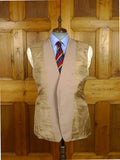 26/0955 vintage 1990 henry poole savile row bespoke beige worsted travel suit 42-43 regular