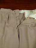 26/0955 vintage 1990 henry poole savile row bespoke beige worsted travel suit 42-43 regular