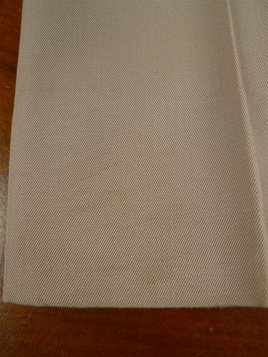 26/0955 vintage 1990 henry poole savile row bespoke beige worsted travel suit 42-43 regular