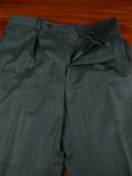 26/0968 immaculate gieves & hawkes savile row mtm grey / lilac pin-stripe canvassed wool suit w/ carrier 37 regular