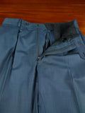26/0970 immaculate gieves & hawkes savile row mtm teal blue canvassed wool suit w/ carrier 37 regular