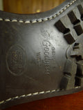 26/0986 wonderful extra-heavyweight vintage trickers mahogany brown commando sole country brogues shoe uk 11