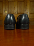 26/0987 wonderful vintage trickers black brogue slip-on leather shoe uk 11