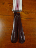 26/0996 genuine vintage grey & red braces for goodwood revival