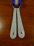 26/0992 genuine vintage blue / red & beige braces for goodwood revival
