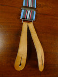 26/0993 genuine vintage blue / red & grey braces for goodwood revival