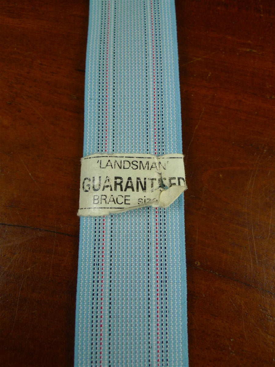 26/0994 genuine vintage blue / red & grey braces for goodwood revival