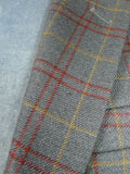 26/0983 VINTAGE TURNBULL & ASSER JERMYN STREET GREY WP CHECK WOOL SPORTS JACKET BLAZER 39-40 REGULAR