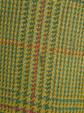 26/0978 vintage british bespoke tailor green glen check tweed jacket & matching waistcoat 46 regular