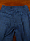 26/0981 immaculate gieves & hawkes savile row blue wp check 100% wool suit 42 regular
