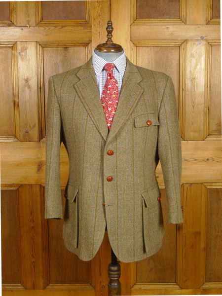 26/0972 vintage bladen gamekeeper norfolk style tweed jacket 43 short to regular