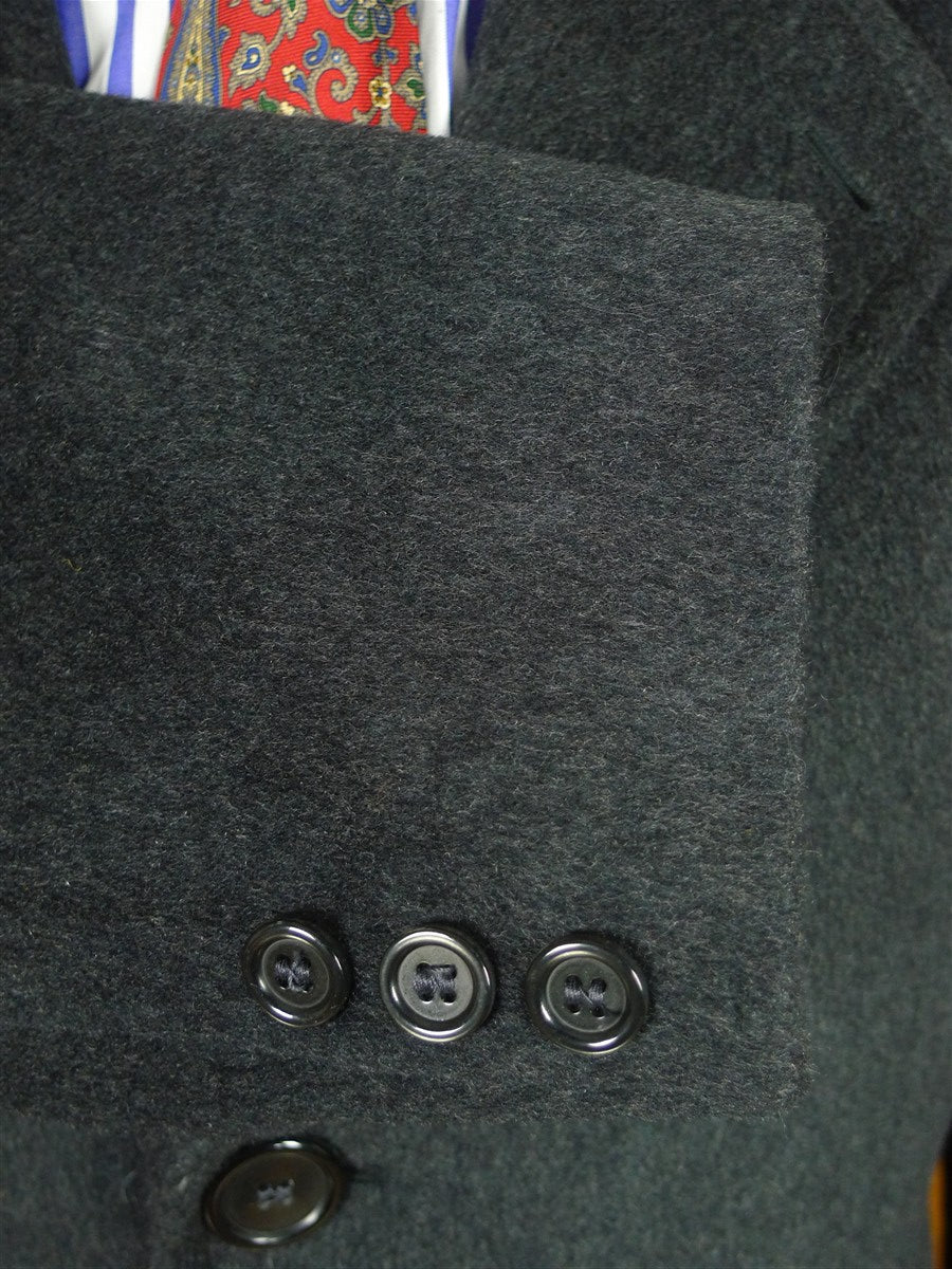 26/1022 immaculate vintage heavyweight grey chesterfield overcoat coat 40