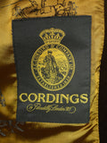 26/1007 immaculate cordings of piccadilly dark brown velvet smoking / dinner jacket 40 short