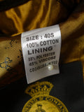 26/1007 immaculate cordings of piccadilly dark brown velvet smoking / dinner jacket 40 short