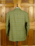 26/1010 p&j haggart of aberfeldy green wp check tweed jacket 48 regular