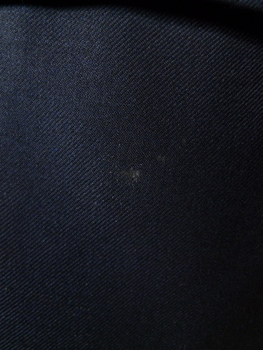 26/1013 gieves & hawkes 2015 savile row bespoke navy blue d/b worsted blazer 46 regular