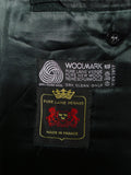 26/1017 immaculate vintage french pure wool grey herringbone tweed ragalan coat overcoat 44-45