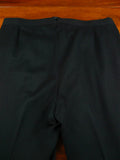26/1048 vintage savile row bespoke black barathea wool high-rise evening trouser 38-42