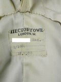 26/1049 vintage 1938 hector powe bespoke black wool high-rise evening trouser 34-39