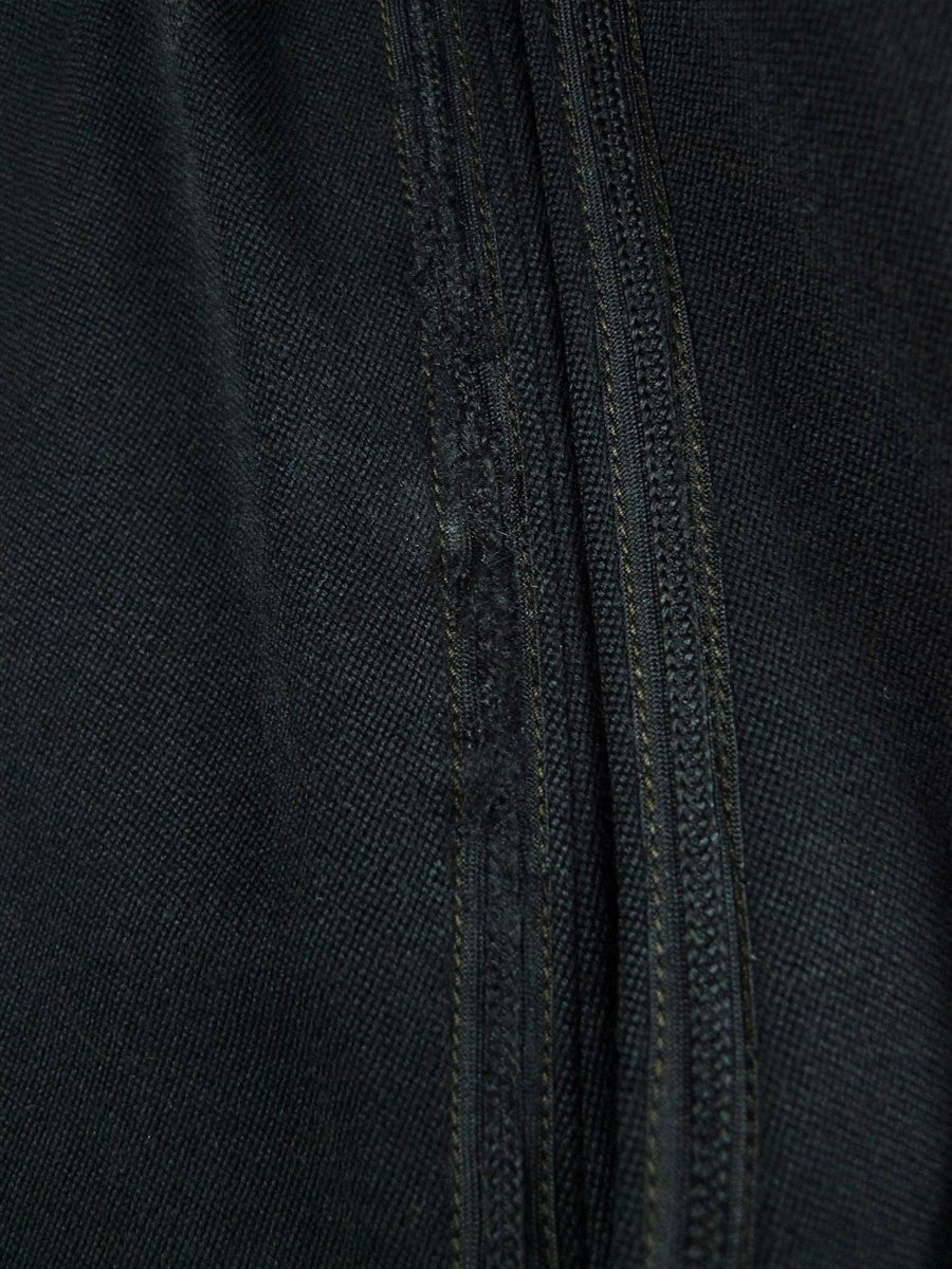 26/1049 vintage 1938 hector powe bespoke black wool high-rise evening trouser 34-39