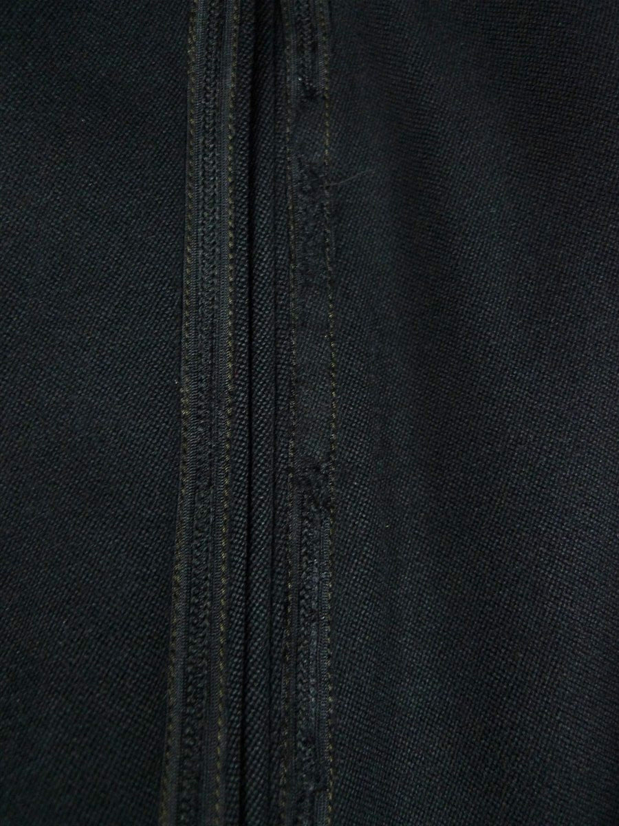 26/1049 vintage 1938 hector powe bespoke black wool high-rise evening trouser 34-39