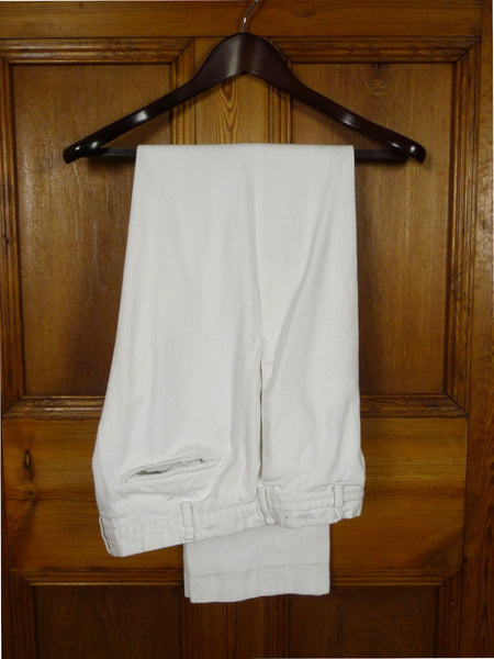 26/1050 vintage cordings of piccadilly white cotton chino jean 34