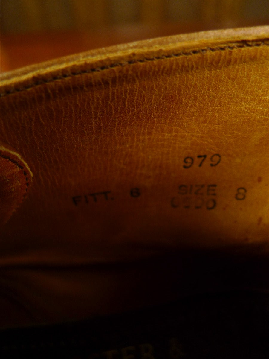 26/1059 vintage foster & son jermyn street cognac brown leather chukka boot uk 8