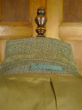 26/1037 vintage heavyweight green keepers tweed hacking jacket 42 short