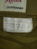 26/1037 vintage heavyweight green keepers tweed hacking jacket 42 short