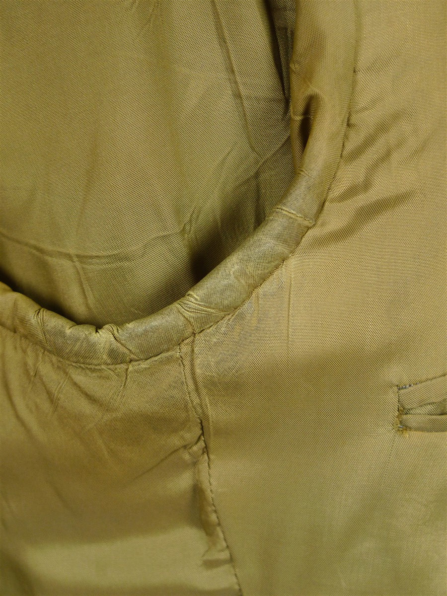 26/1037 vintage heavyweight green keepers tweed hacking jacket 42 short
