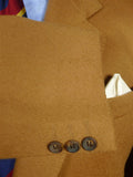 26/1039 immaculate vintage daks 100% cashmere camel blazer 44 long