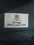 26/1041 dege & skinner 2013 savile row bvespoke grey worsted suit 44 regular (portly cut)