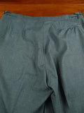 26/1047 immaculate dege & skinner savile row bespoke grey worsted high-rise trouser 40-45