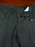 26/1043 dege & skinner 2011 savile row bespoke charcoal grey worsted flannel suit 46 regular