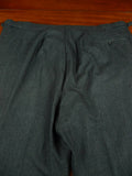 26/1043 dege & skinner 2011 savile row bespoke charcoal grey worsted flannel suit 46 regular