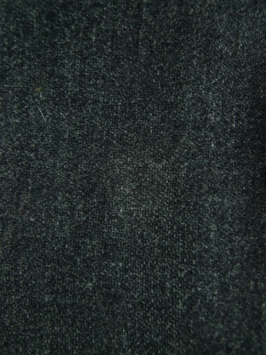 26/1043 dege & skinner 2011 savile row bespoke charcoal grey worsted flannel suit 46 regular