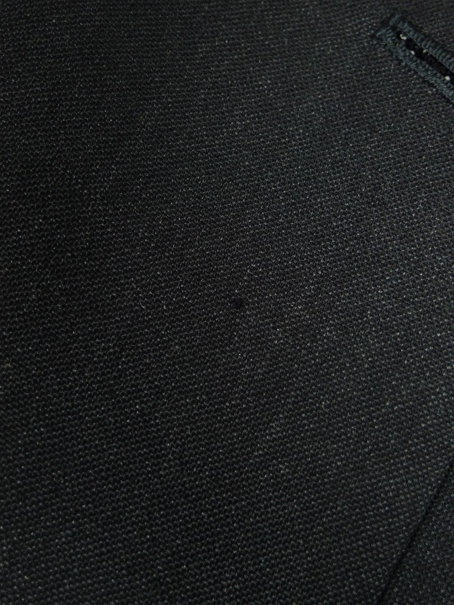 26/1057 dege & skinner 2004 savile row bespoke charcoal grey 3-button worsted suit 44 regular (portly cut)