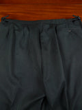 26/1057 dege & skinner 2004 savile row bespoke charcoal grey 3-button worsted suit 44 regular (portly cut)