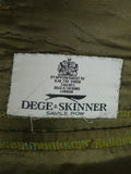 26/1082 dege & skinner 2000 savile row bespoke heavyweight green wp check tweed suit w/ trouser & breeks 45 regular