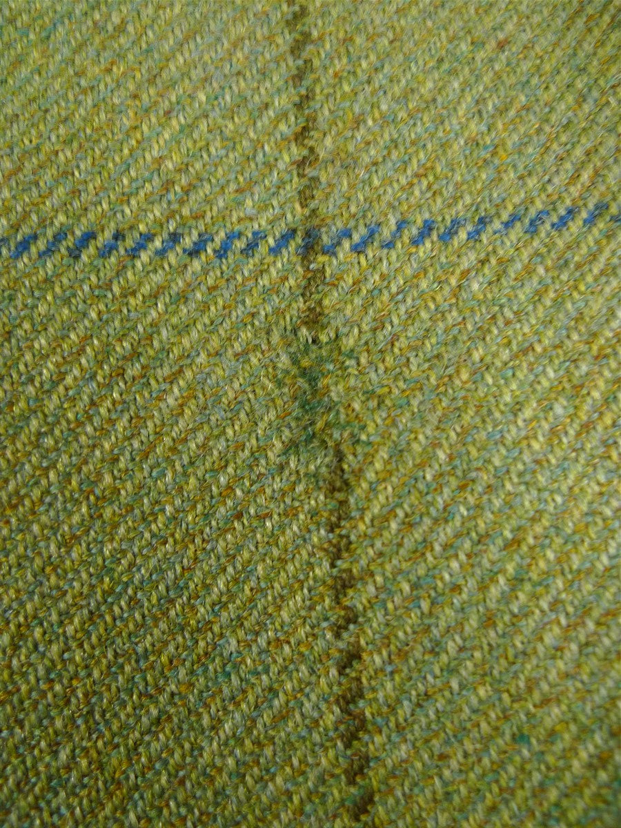26/1082 dege & skinner 2000 savile row bespoke heavyweight green wp check tweed suit w/ trouser & breeks 45 regular