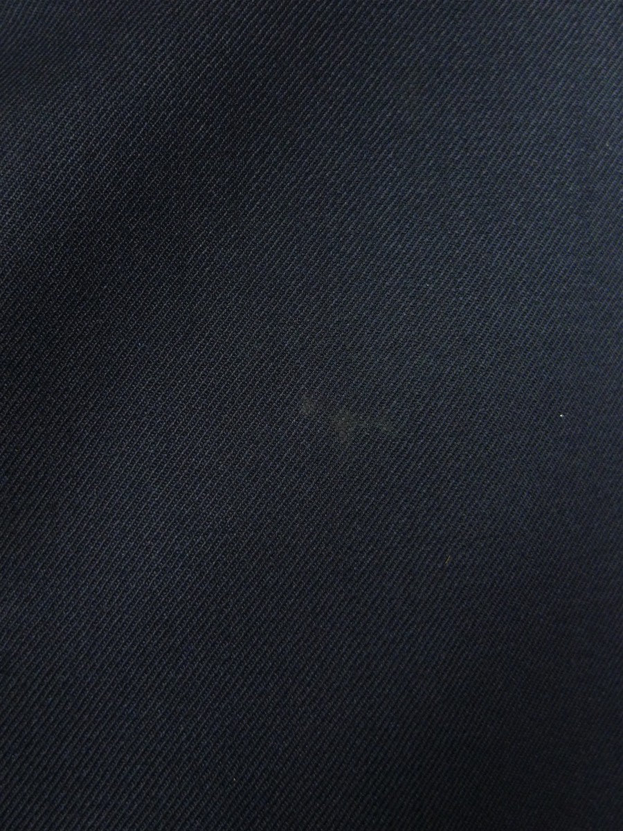26/1080 dege & skinner 2019 savile row bespoke navy blue worsted twill suit 43 regular (portly cut)