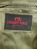 26/1081 vintage harry hall green keepers tweed riding / hacking jacket 44-45 regular to long